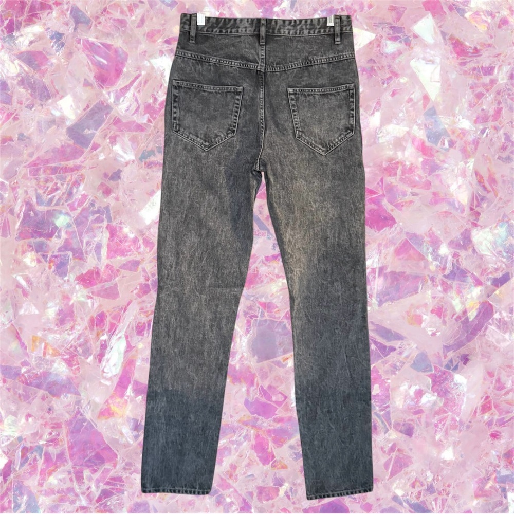 ISABEL MARANT ETOILE HOMINY JEANS 8 10 80s Denim Pants Trousers Straight Skinny - Picture 5 of 16